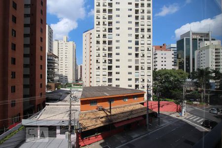 Vista da Sala de apartamento para alugar com 3 quartos, 85m² em Vila Olímpia, São Paulo