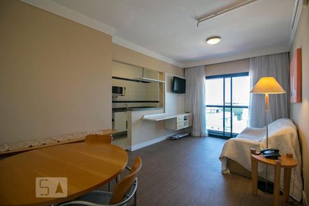 Sala de apartamento para alugar com 1 quarto, 47m² em Parque Monte Líbano, Mogi das Cruzes