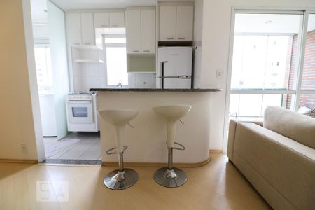 Sala/Cozinha de apartamento à venda com 1 quarto, 45m² em Bela Vista, São Paulo