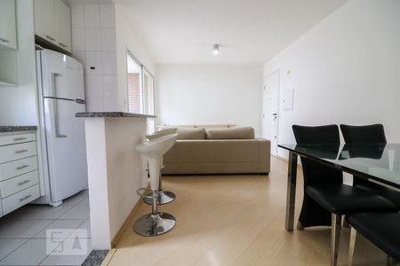 Sala/Cozinha de apartamento à venda com 1 quarto, 45m² em Bela Vista, São Paulo