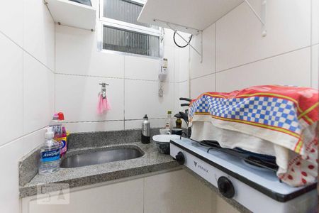 Cozinha de kitnet/studio para alugar com 1 quarto, 24m² em Flamengo, Rio de Janeiro