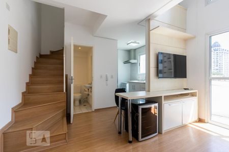 Sala de apartamento para alugar com 1 quarto, 50m² em Itaim Bibi, São Paulo