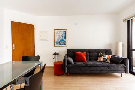 Sala de apartamento para alugar com 1 quarto, 44m² em Vila Olímpia, São Paulo