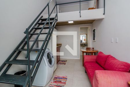 Sala/Cozinha de casa de condomínio para alugar com 1 quarto, 24m² em Azenha, Porto Alegre