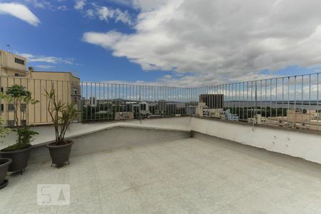 Área comum - Terraço de kitnet/studio à venda com 1 quarto, 40m² em Centro Histórico, Porto Alegre