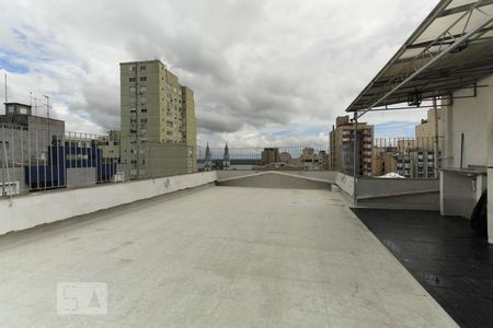 Área comum - Terraço de kitnet/studio à venda com 1 quarto, 40m² em Centro Histórico, Porto Alegre