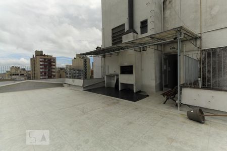 Área comum - Churrasqueira de kitnet/studio à venda com 1 quarto, 40m² em Centro Histórico, Porto Alegre