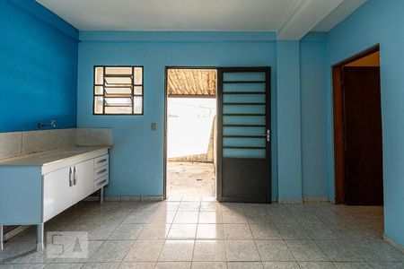 Sala e Cozinha de casa para alugar com 1 quarto, 42m² em Vila Pereira Cerca, São Paulo