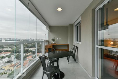 Varanda de kitnet/studio para alugar com 1 quarto, 37m² em Jardim Paulistano, São Paulo