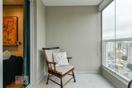 Varanda de kitnet/studio para alugar com 1 quarto, 37m² em Jardim Paulistano, São Paulo