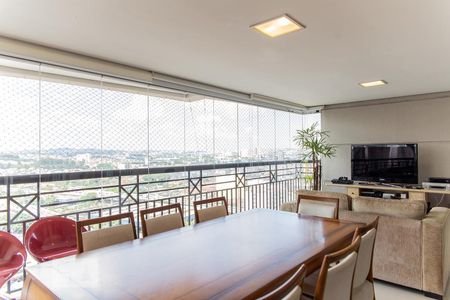 Varanda gourmet de apartamento à venda com 3 quartos, 167m² em Jardim, Santo André