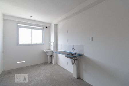 Sala e cozinha de apartamento à venda com 1 quarto, 31m² em Brás, São Paulo