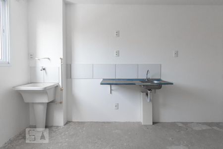 Sala e cozinha de apartamento à venda com 1 quarto, 31m² em Brás, São Paulo