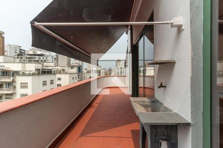 Varanda de apartamento para alugar com 2 quartos, 146m² em Santa Cecília, São Paulo