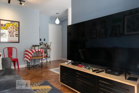 Sala de apartamento à venda com 1 quarto, 48m² em República, São Paulo