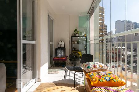 Varanda de apartamento à venda com 1 quarto, 48m² em República, São Paulo