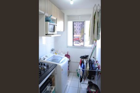 Cozinha de apartamento à venda com 2 quartos, 49m² em Mato Grande, Canoas