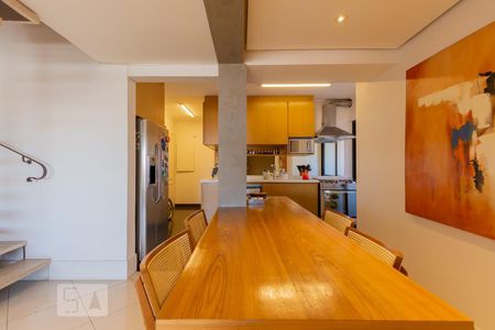 Sala de jantar de apartamento à venda com 3 quartos, 220m² em Jardim Leonor, São Paulo