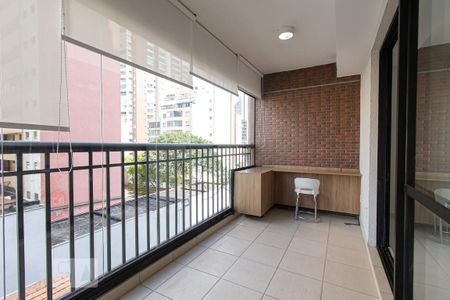 Varanda de kitnet/studio para alugar com 1 quarto, 40m² em Centro Histórico de São Paulo, São Paulo