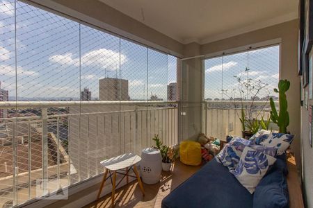 Varanda da Sala de apartamento para alugar com 2 quartos, 67m² em Parque São Jorge, São Paulo