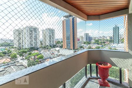 Varanda da Sala de apartamento à venda com 4 quartos, 120m² em Jardim Sílvia, Santo André