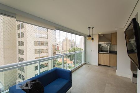 Varanda da Sala de apartamento à venda com 2 quartos, 74m² em Aclimação, São Paulo