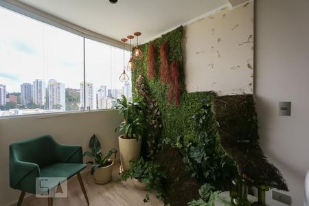 Varanda da sala de apartamento para alugar com 2 quartos, 55m² em Vila Andrade, São Paulo
