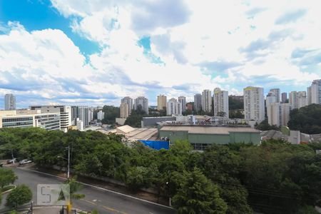 Vista da varanda da sala de apartamento para alugar com 2 quartos, 55m² em Vila Andrade, São Paulo