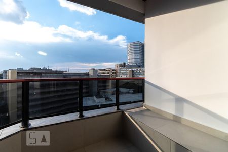 Varanda de apartamento à venda com 1 quarto, 40m² em Cerqueira César, São Paulo