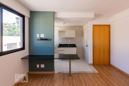 Sala  de apartamento para alugar com 1 quarto, 38m² em São Pedro, Belo Horizonte