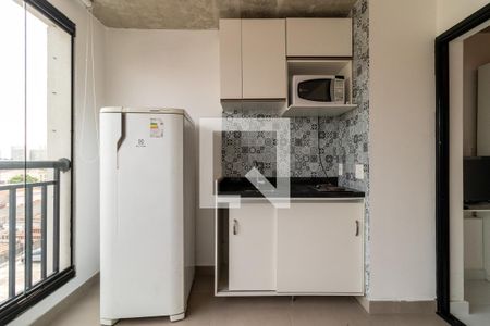 Cozinha de kitnet/studio para alugar com 1 quarto, 30m² em Bom Retiro, São Paulo