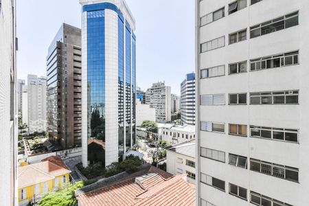 Sala -Vista de apartamento para alugar com 3 quartos, 127m² em Paraíso, São Paulo