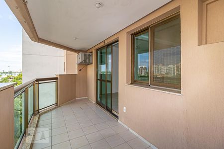 Varanda da Sala de apartamento para alugar com 3 quartos, 87m² em Jacarepaguá, Rio de Janeiro