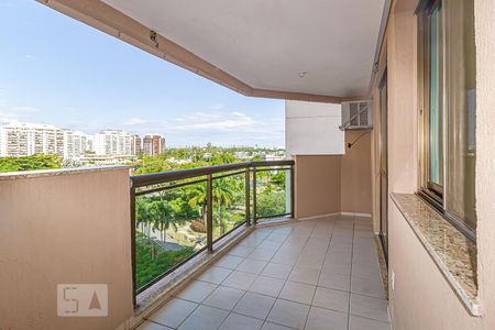 Varanda da Sala de apartamento para alugar com 3 quartos, 87m² em Jacarepaguá, Rio de Janeiro