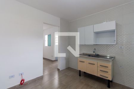 Sala/Cozinha de kitnet/studio para alugar com 1 quarto, 30m² em Vila Cleonice, São Paulo