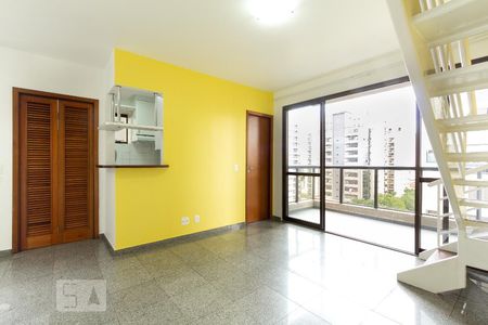 Sala de apartamento à venda com 2 quartos, 70m² em Indianópolis, São Paulo