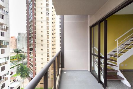 Varanda da Sala de apartamento à venda com 2 quartos, 70m² em Indianópolis, São Paulo