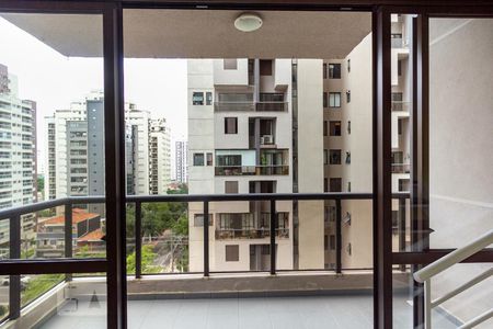 Varanda da Sala de apartamento à venda com 2 quartos, 70m² em Indianópolis, São Paulo