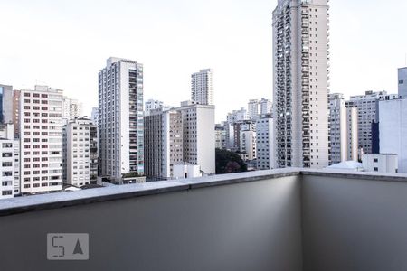 Varanda de apartamento para alugar com 1 quarto, 55m² em Santa Cecília, São Paulo