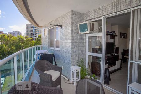 Varanda da Sala de apartamento para alugar com 2 quartos, 69m² em Jacarepaguá, Rio de Janeiro