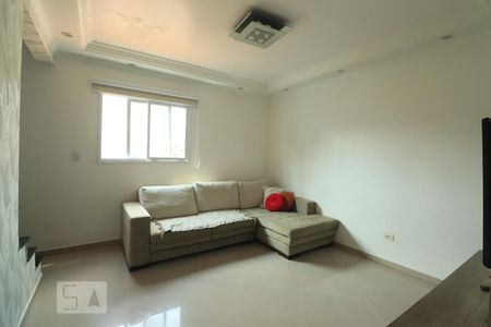 Sala de casa para alugar com 2 quartos, 107m² em Vila Camilopolis, Santo André