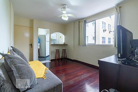 Sala de apartamento à venda com 1 quarto, 50m² em Curicica, Rio de Janeiro