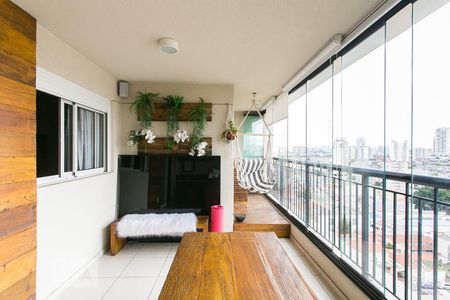 Varanda gourmet de apartamento à venda com 3 quartos, 120m² em Parque da Vila Prudente, São Paulo