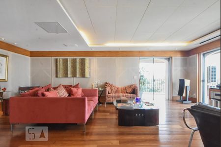 Sala de Estar de apartamento à venda com 4 quartos, 288m² em Santo Amaro, São Paulo