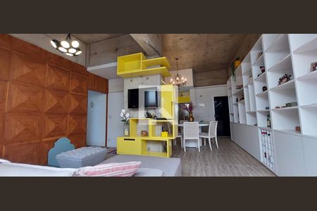 Sala de apartamento para alugar com 2 quartos, 100m² em Vila Eldízia, Santo André