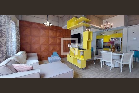 Sala de apartamento para alugar com 2 quartos, 100m² em Vila Eldízia, Santo André