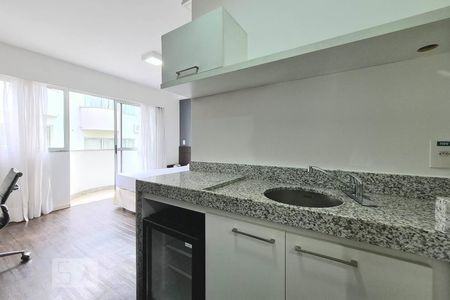 Cozinha de apartamento à venda com 1 quarto, 30m² em Pampulha, Belo Horizonte