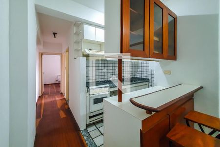 sala corredor de apartamento para alugar com 1 quarto, 38m² em Vila Mariana, São Paulo