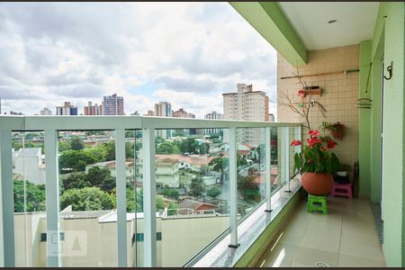 Varanda de apartamento à venda com 3 quartos, 110m² em Vila Guiomar, Santo André