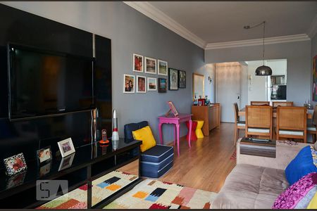 Sala de apartamento à venda com 3 quartos, 110m² em Vila Guiomar, Santo André